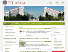 Tablet Screenshot of botanica.md