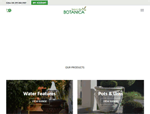 Tablet Screenshot of botanica.co.za